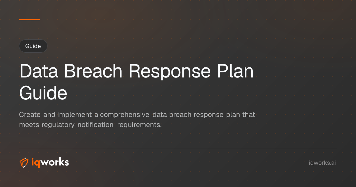 Data Breach Response Plan Guide 2026 | Incident Response | IQWorks