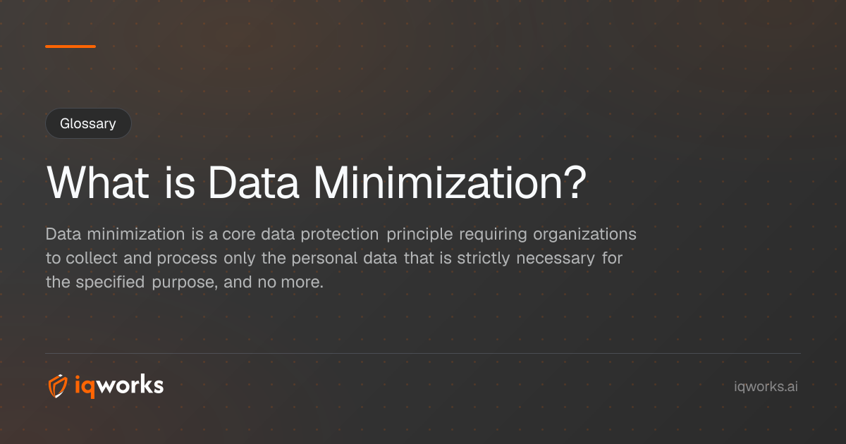 What is Data Minimization? Definition & Guide | IQWorks